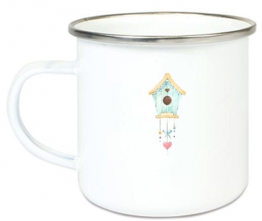 Preview: ♥ Tasse Emailletasse Best Friends, Beste Freunde, Name, Wunschname, Dankeschön, Abschied, Jubiläum, Geschenk, Becher von Lüttentüddel